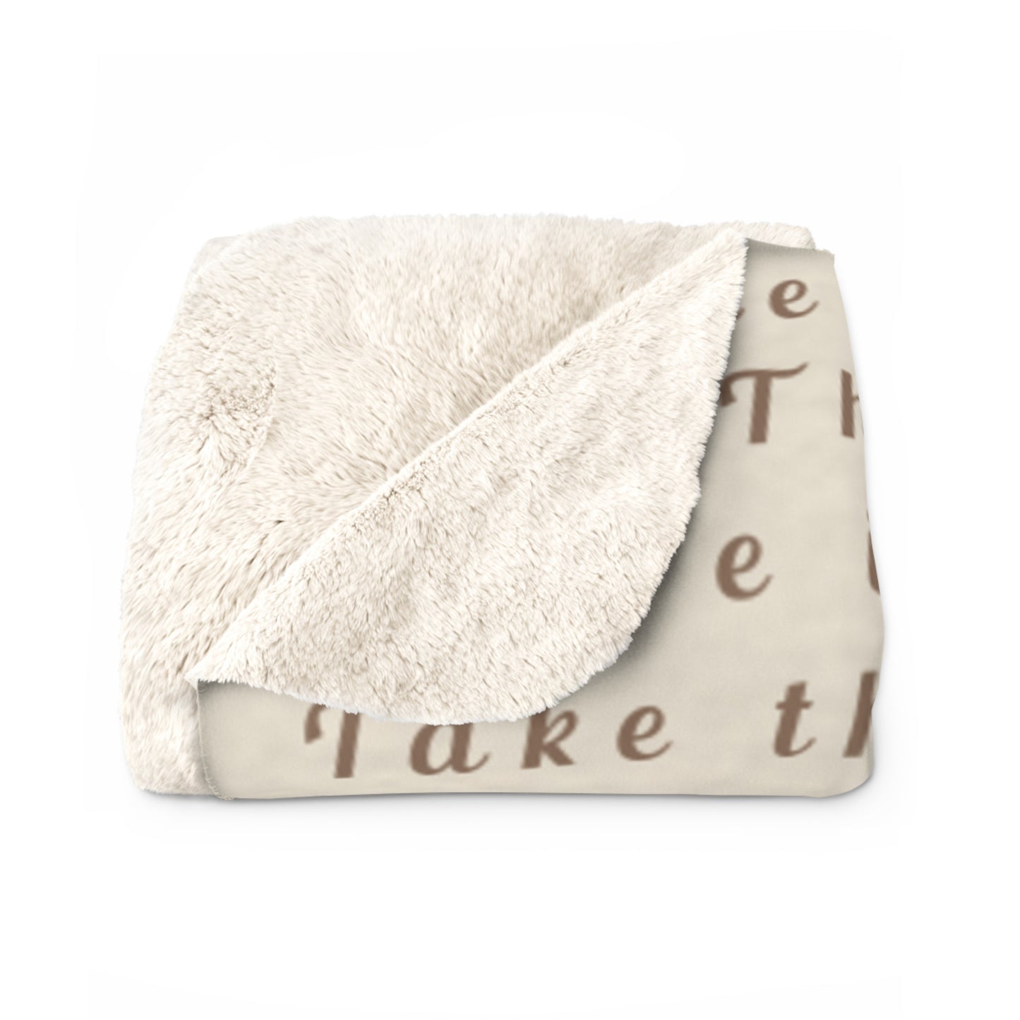 Romantic Sherpa Fleece Blanket with Gustav Klimt Artwork and Poetry Quote- "There is a dream called Love." - Paul Laurence Dunbar